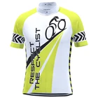 Новая мужская футболка HIRBGOD с коротким рукавом для езды на велосипеде, уважает велосипедистов, инопланетянин, спортивная одежда, мужская велосипедная одежда