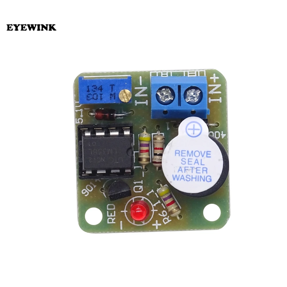 Звуковая и светильник вая сигнализация 9 В/12 В от переразряда защитная плата