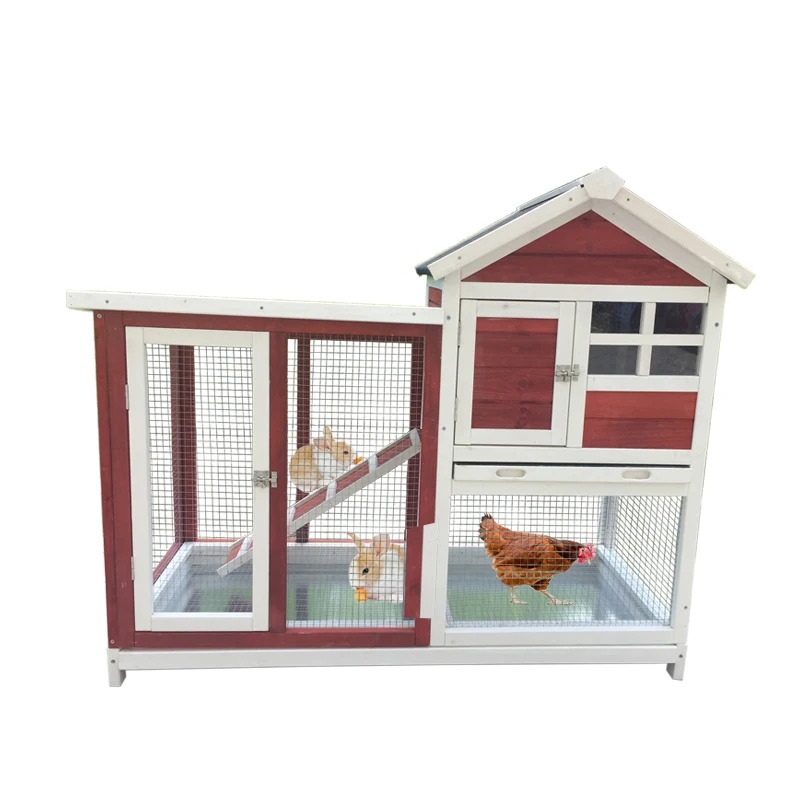 Роскошная Двойная Клетка для кролика с автоматической защитой домашний питомец