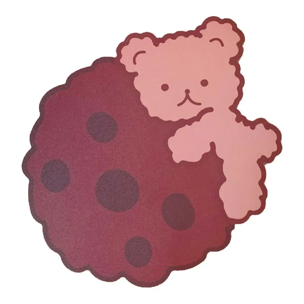

Mouse Mat Cute Chocolate Bear Rubber Cartoon Non-slip Mice Pad for Computers Necessarity Accessories