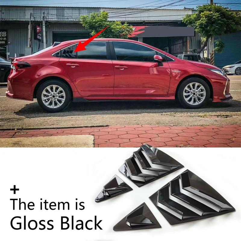 

Rear Louver Cover Vent Side Window for Toyota Corolla 2020