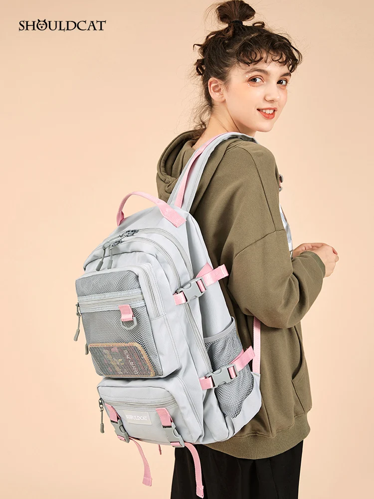 

Backpack Women's Large Capacity New Backpack Korean Style Niche Computer Bag Versatile Casual College Students Bag Simple