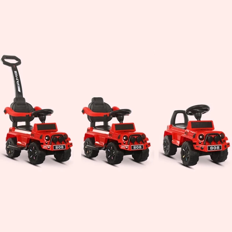 Детские ходунки 3 в 1 детская коляска самокат четыре колеса игрушки для езды на