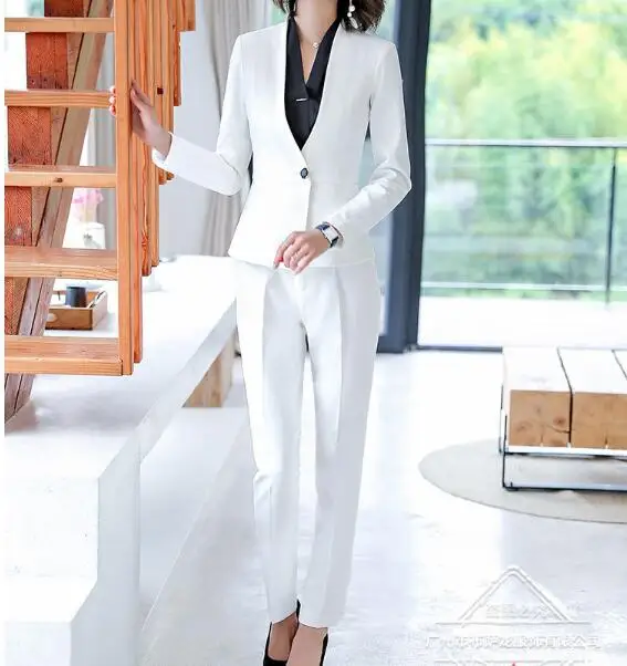 Пиджак и брюки 5XL комплект из 2 предметов синий женский брючный костюм одинарный