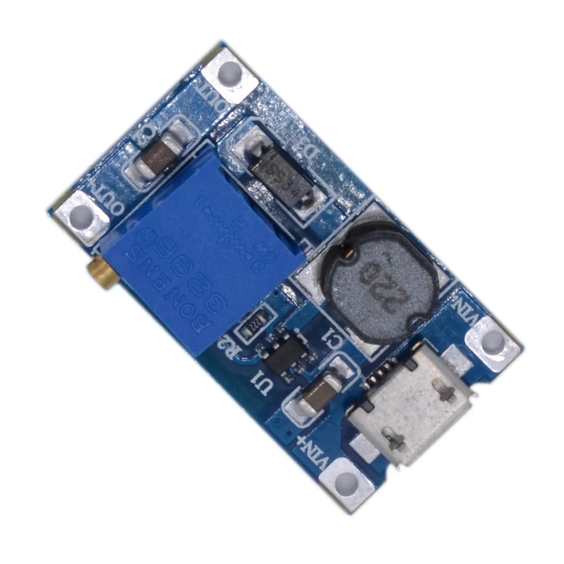 DC Boost модуль 2a Плата расширения широкий диапазон входного напряжения 2/24 В Liter