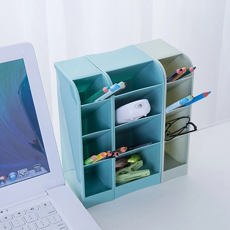 

Plastic inclined pen holder pen holder desktop storage box desk stationery