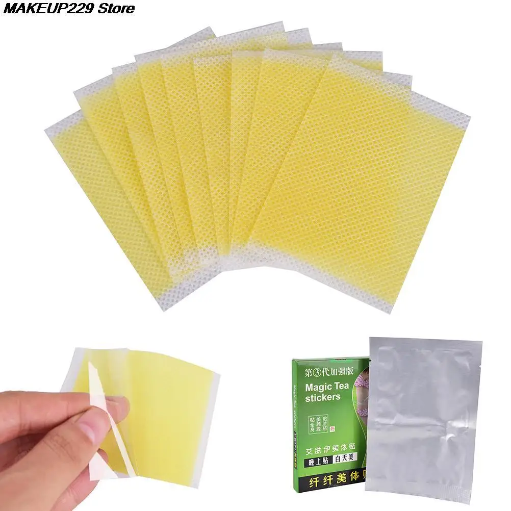 10 шт. волшебный пластырь для похудения потеря веса пупок паста здоровья быстрая