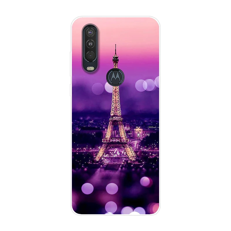 36 Для Motorola One Action чехол 6,3 ''мультяшная мягкая ТПУ Силиконовая задняя крышка для MOTO One Action OneAction чехол для телефона funda One Vision - Цвет: 36