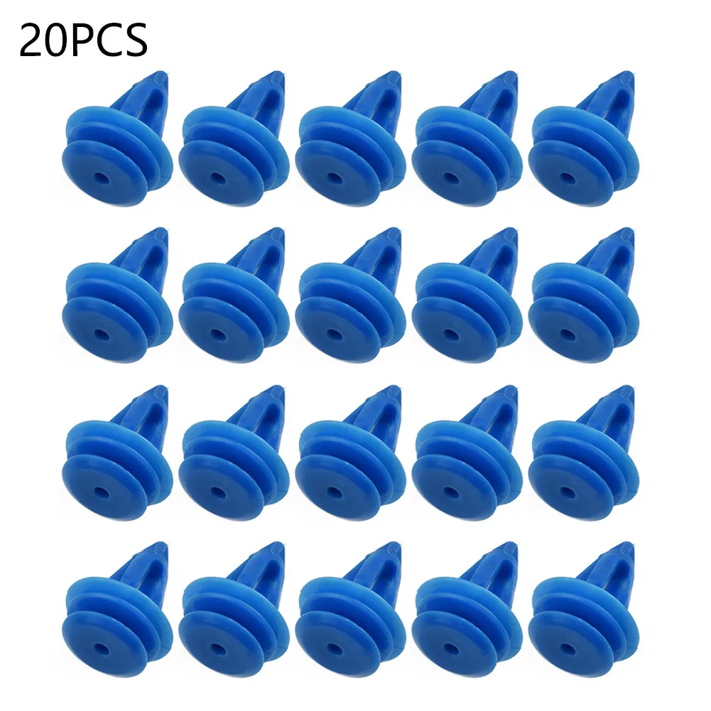 

20pcs Exterior Wheel Fender Arch Moulding Trim Clip Blue Nylon Clips Replacement For Range Rover Evoque LR027255