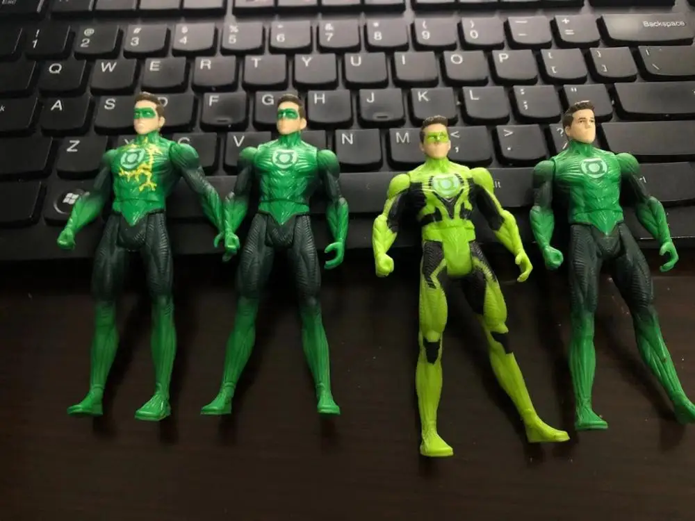 Зеленые игрушечные фонари модель подарок для мальчиков Alan Scott|Игровые фигурки и