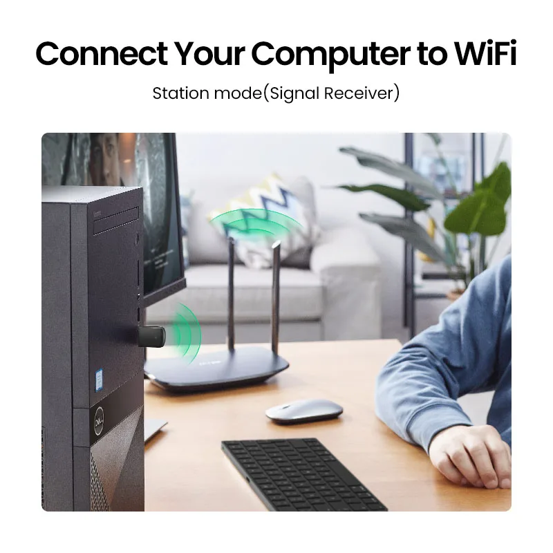 ugreen wi fi адаптер 650 мбитс 24 ггц5 ггц се