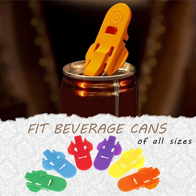 

Can Opener Plastic Beverage Drink Barricade Cover Easy to Use Protection Nail