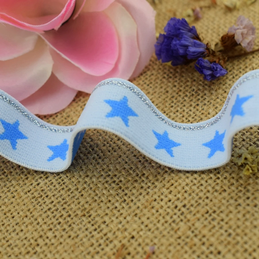 Жаккардовые эластичные ленты #343 одежда детская лента для волос кружевная