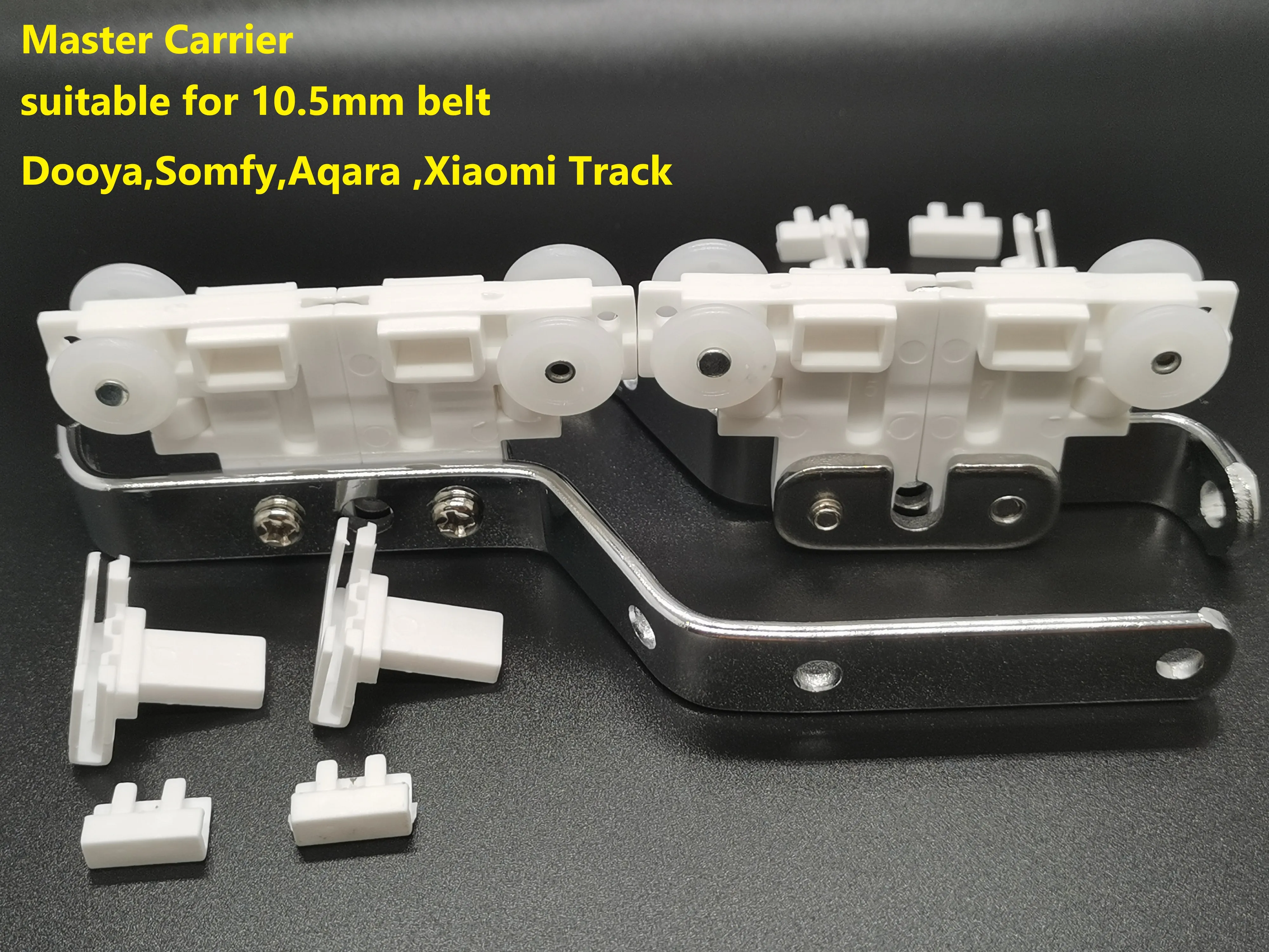 

2 шт., электрические крепления для штор Dooya,Somfy,Aqara ,Xiaomi. Два вида шкива, подходящие для ремня 10,5 мм или 11,5 мм.