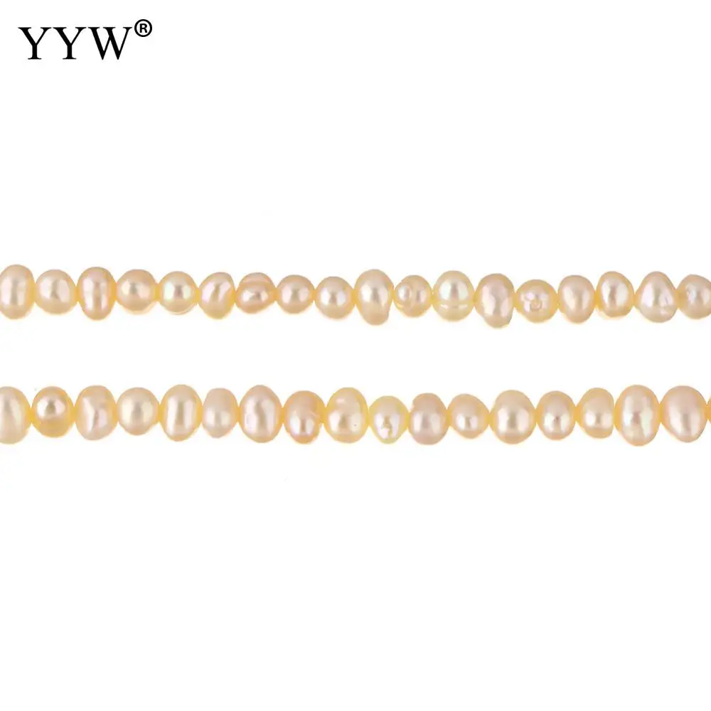 Cultured Natural Baroque Freshwater Pearl Beads 6-7mm Loose Light Pink Hole 0.8mm For Jewelry Making Fit Necklace Earring | Украшения и