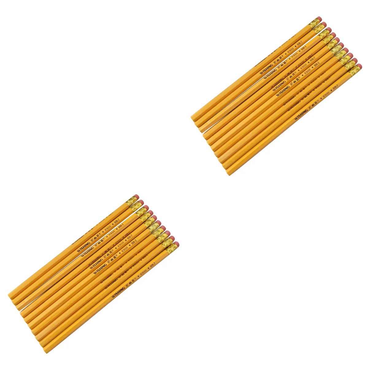 

Многофункциональные деревянные карандаши для письма с ластиком, 48 шт.