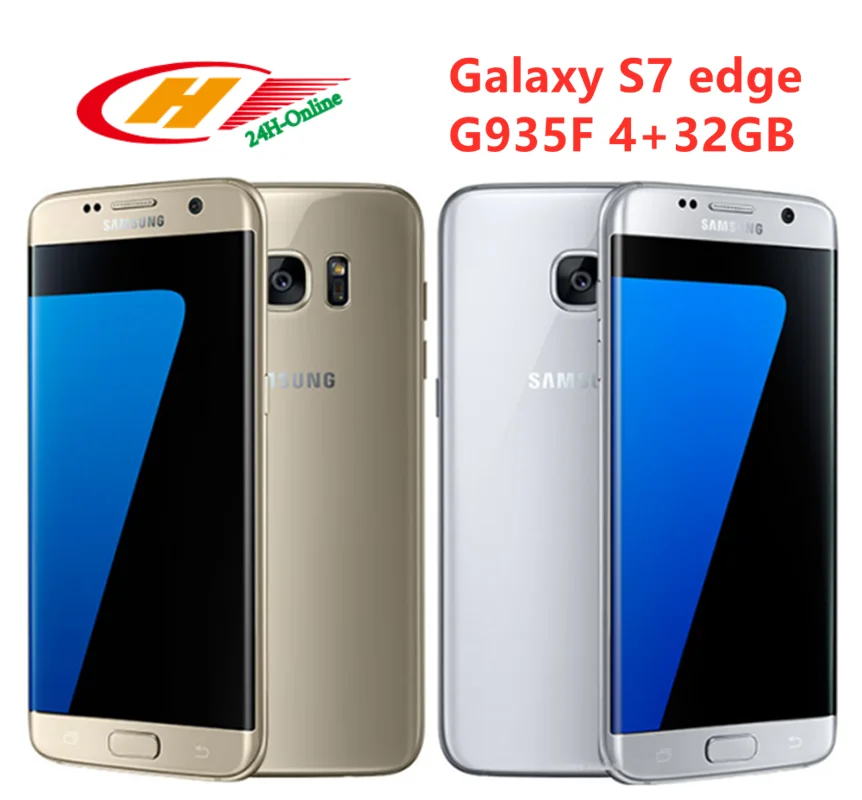 Разблокированный телефон samsung Galaxy S7 edge G935F LTE Восьмиядерный 5," 4 Гб ОЗУ 32 Гб ПЗУ NFC Exynos