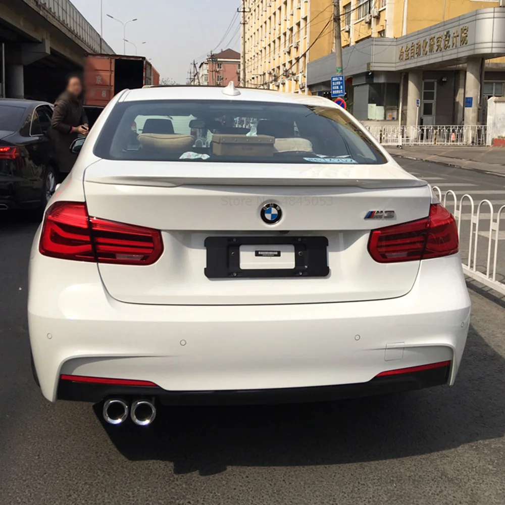 Автомобильные украшения задний спойлер из углеродного волокна багажник крыло