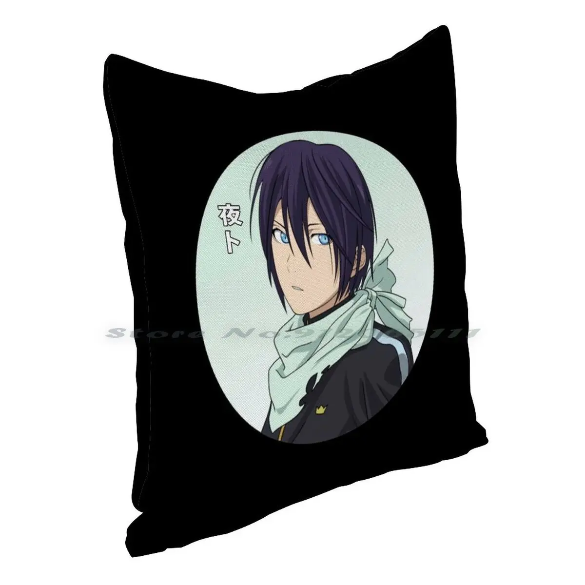 Yato крутое лицо аниме дизайн подушки Чехол Наволочка из хлопка и льна норагами