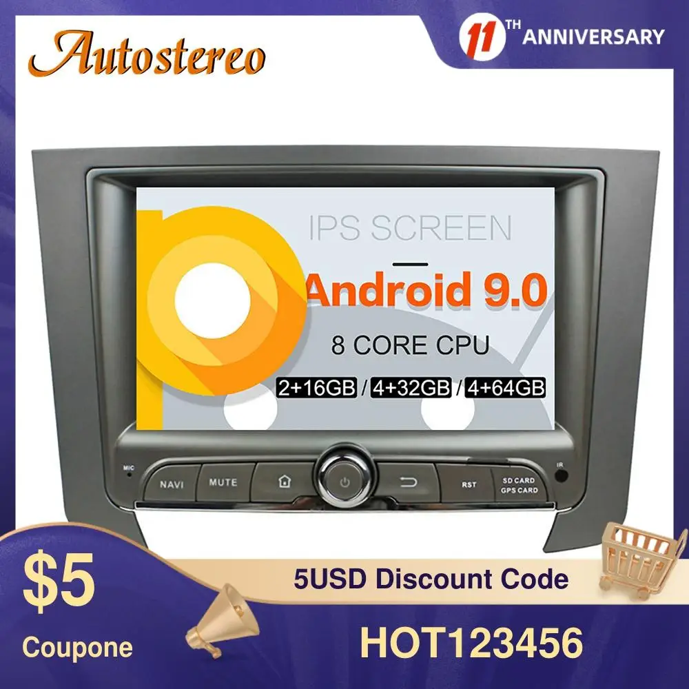 DPS Android 10 автомобильный радиоприемник с навигацией GPS лента Регистраторы Для Ssangyong