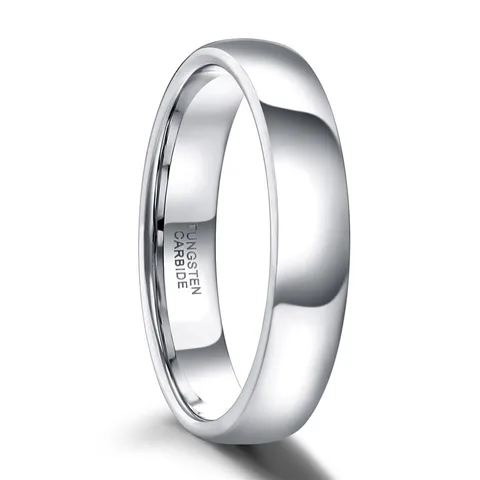 Классическое ювелирное изделие Tigrade 2/4/6/8 мм, милые мужские и женские Простые Кольца из полированного карбида вольфрама, 100% чистое кольцо, обручальное кольцо, обручальное кольцо