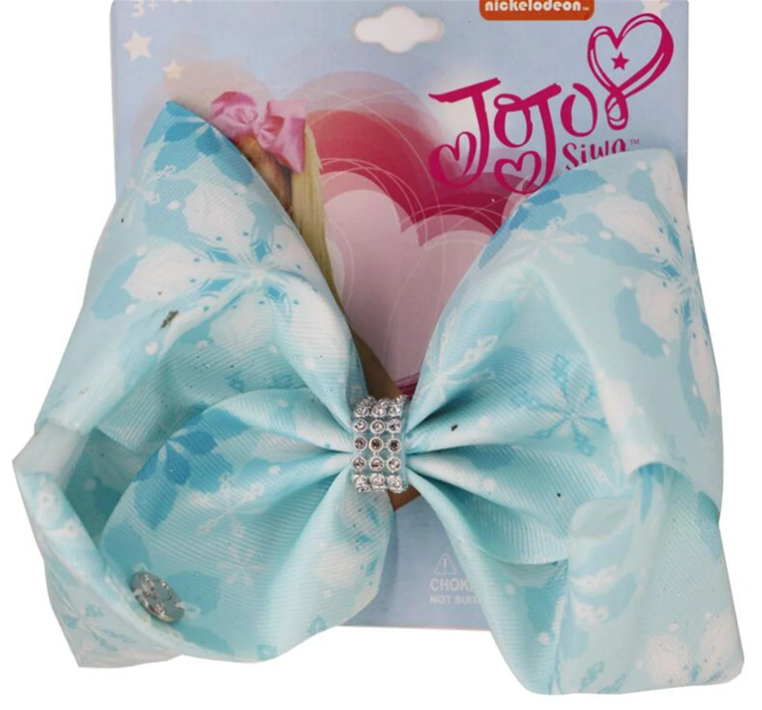 Лось Снежинка бант заколка для волос 8 дюймов Рождественский детская зажим