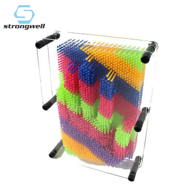 Strongwell красочные разнообразные булавки искусство 3D скульптура Игла DIY резьба