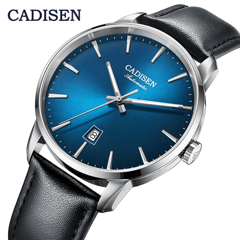 

CADISEN Men Business Watches Automatic Mechanical Wrist Watch NH35A Japan movement Watch Sapphire Glass Clock Relojes Hombre