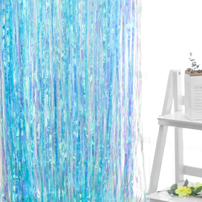 2 м день рождения свадьба фон занавес s блестящая золотая мишура бахрома Фольга