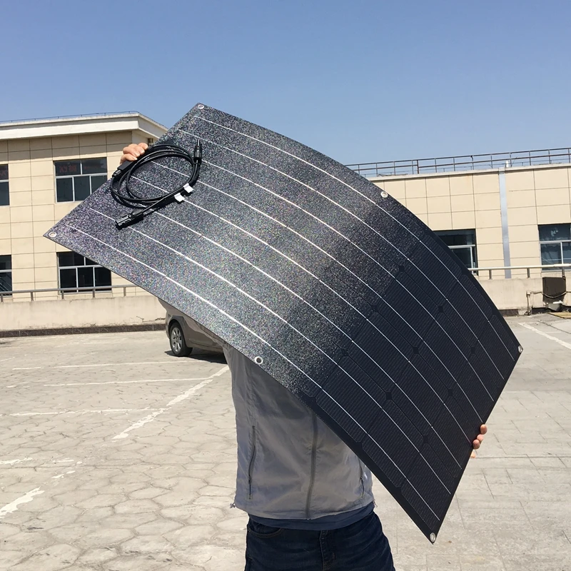 WORKSTAR 3x100 Вт ETFE гибкие солнечные панели зарядное устройство для RV/лодки 300