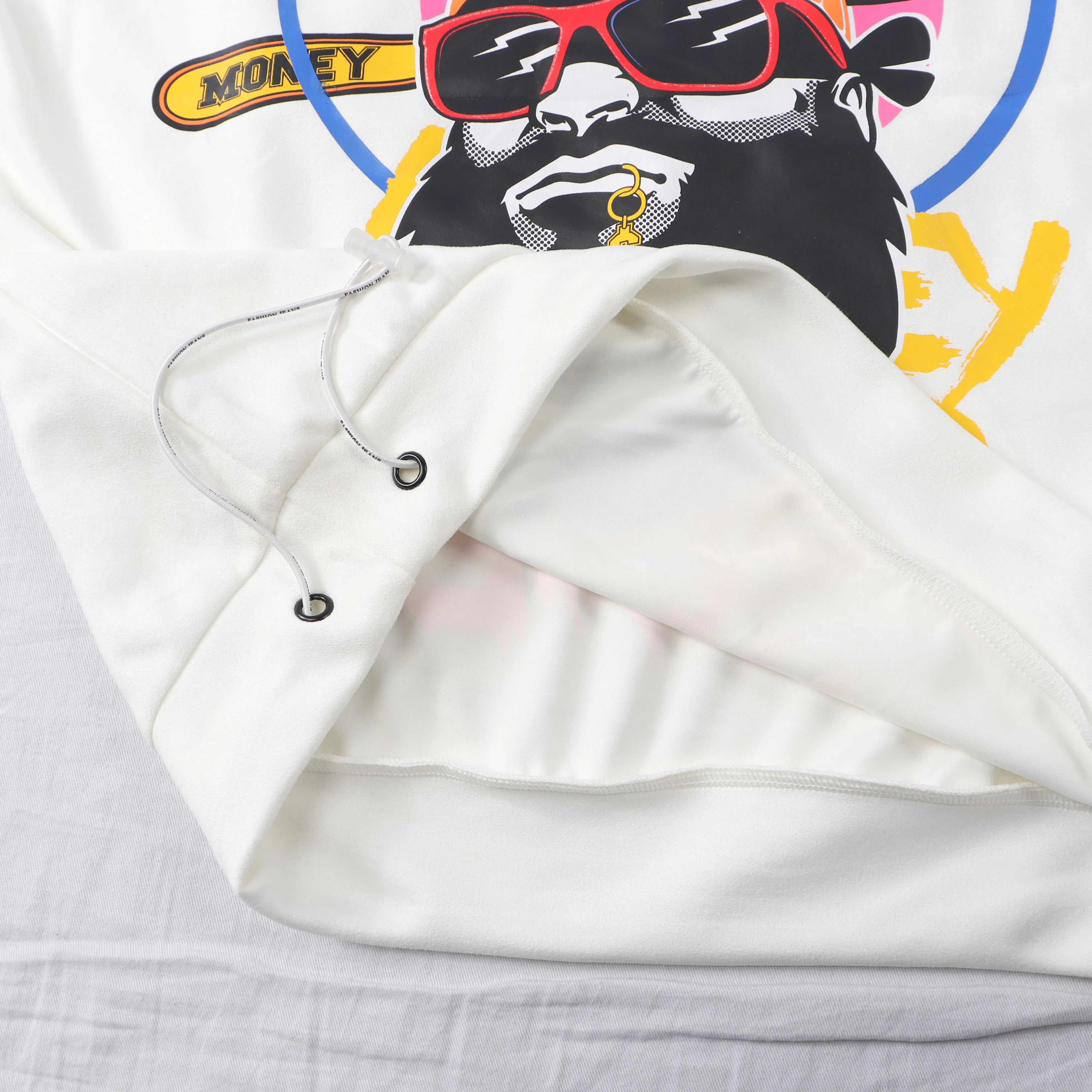 

God of Wealth Printed Harajuku Hoodie Sweatshirt 2020 Winter Hip Hop Streetwear Hoodie Men Cotton Hooded Pullover Tops