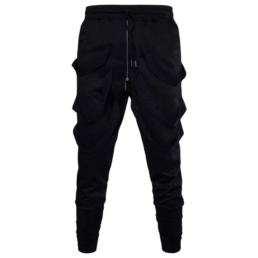 Мужские шаровары в стиле панк для ночного клуба певицы брюки карго сценический