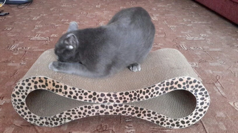 Когтеточка из гофрированной бумаги для кошек игрушки домашних животных