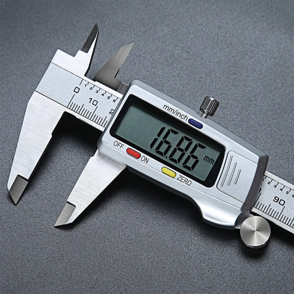 

Measuring Tool Stainless Steel Digital Caliper 6 "150mm Messschieber Paquimetro Measuring Instrument Vernier Calipers
