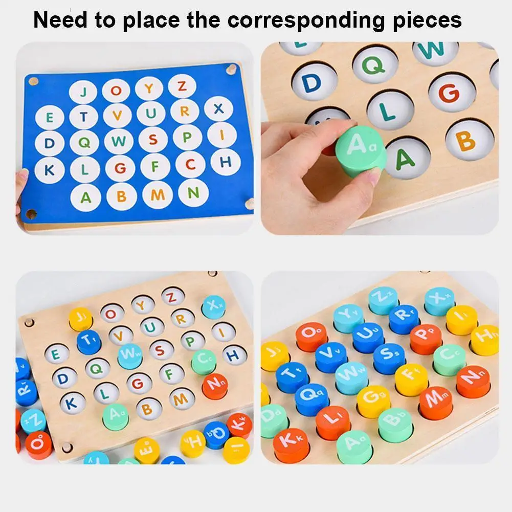 

Игра в шахматы с надписью «сочетание памяти», Детские интерактивные игрушки для родителей и детей, развивающая логика, деревянное мышление ...