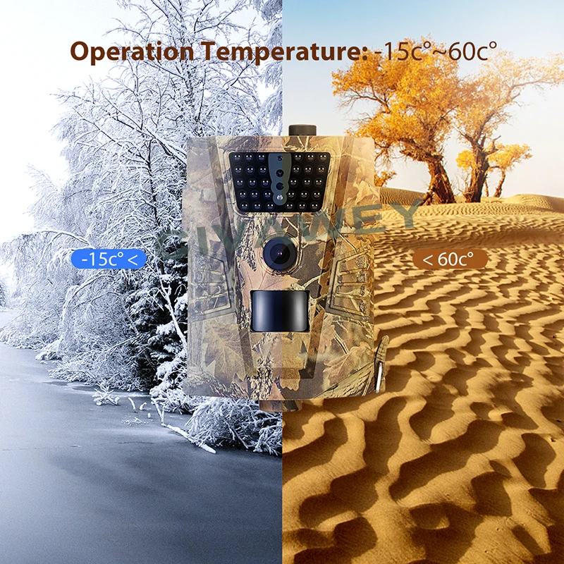 Мини-фотоловушка 12 МП с инфракрасным ночным видением | Спорт и развлечения