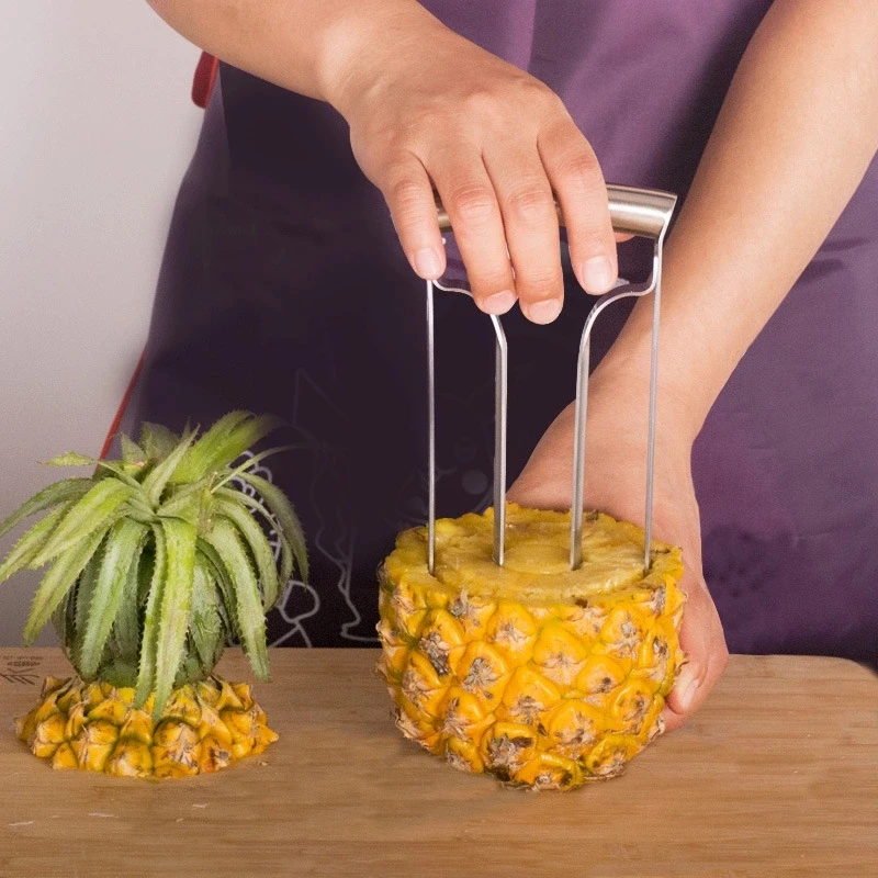 Stainless Steel Pineapple Peeler Slicers Fruit Knife Cutter fruit vegetable tool kitchen accessories | Дом и сад