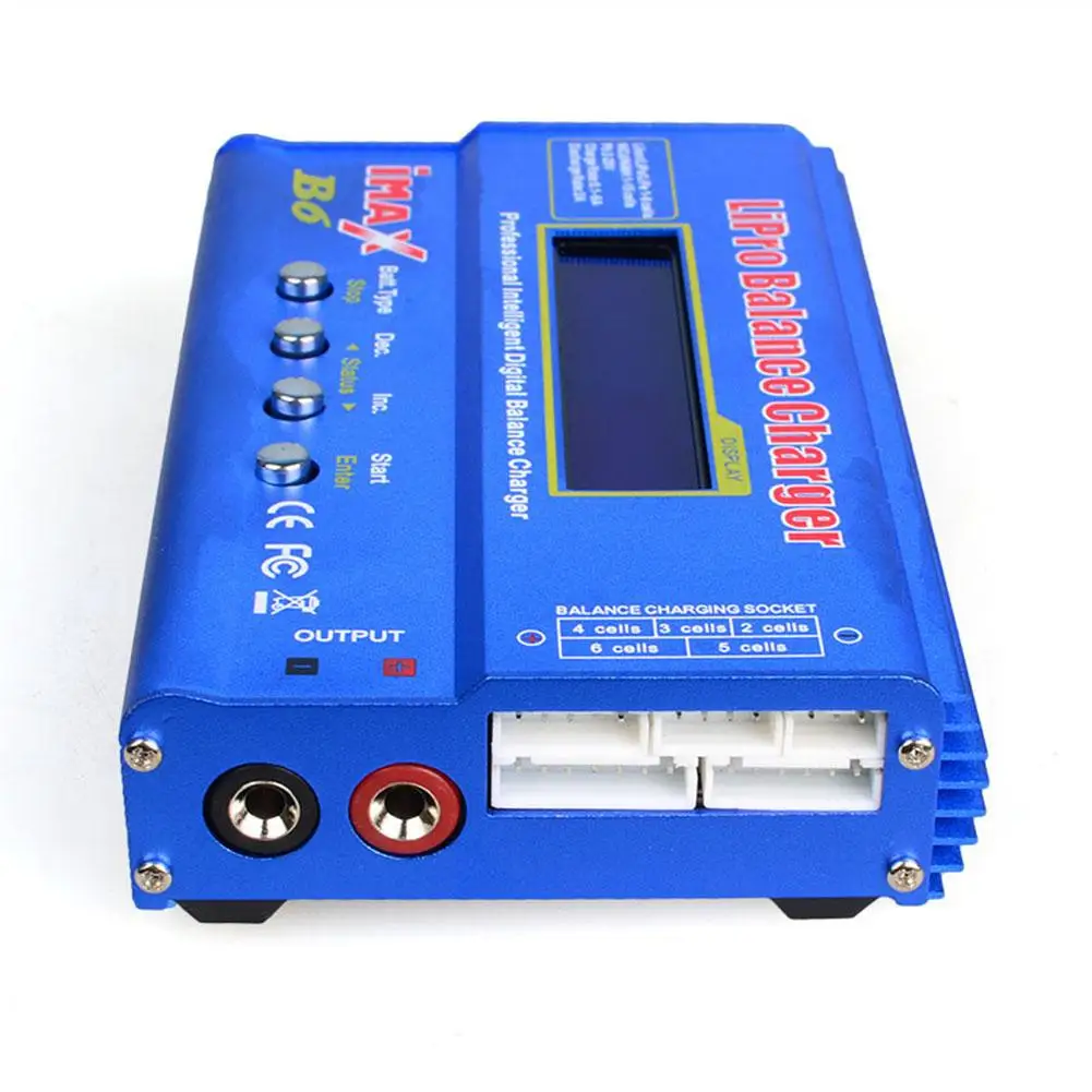 imax b6 80w battery charger lipo nimh li ion ni cd digital rc imax b6 lipro balance charger discharger with cable kit free global shipping
