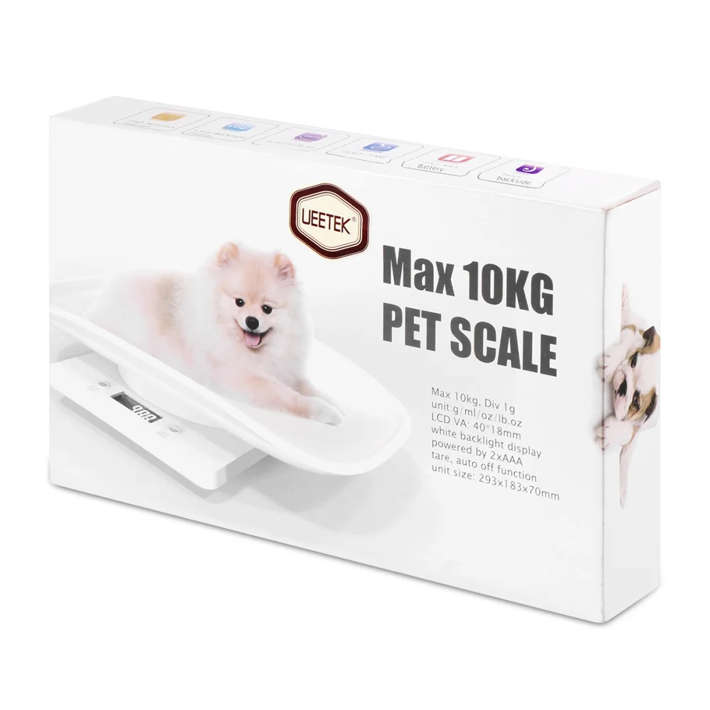 

UEETEK 1PC 10KG Handheld Portable Miniature Precision Baby Pet Scale Measure Tool for Infant Baby Pet(without Battery)