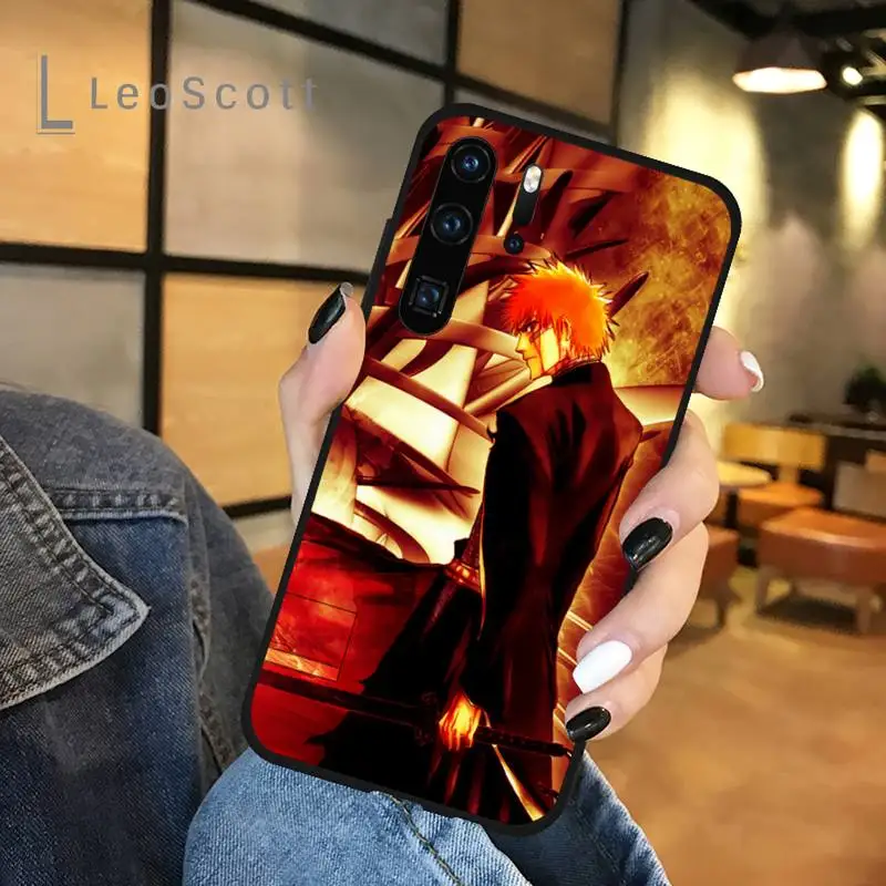 

anime bleach Ichigo Phone Case For Huawei honor Mate P 9 10 20 30 40 Pro 10i 7 8 a x Lite nova 5t