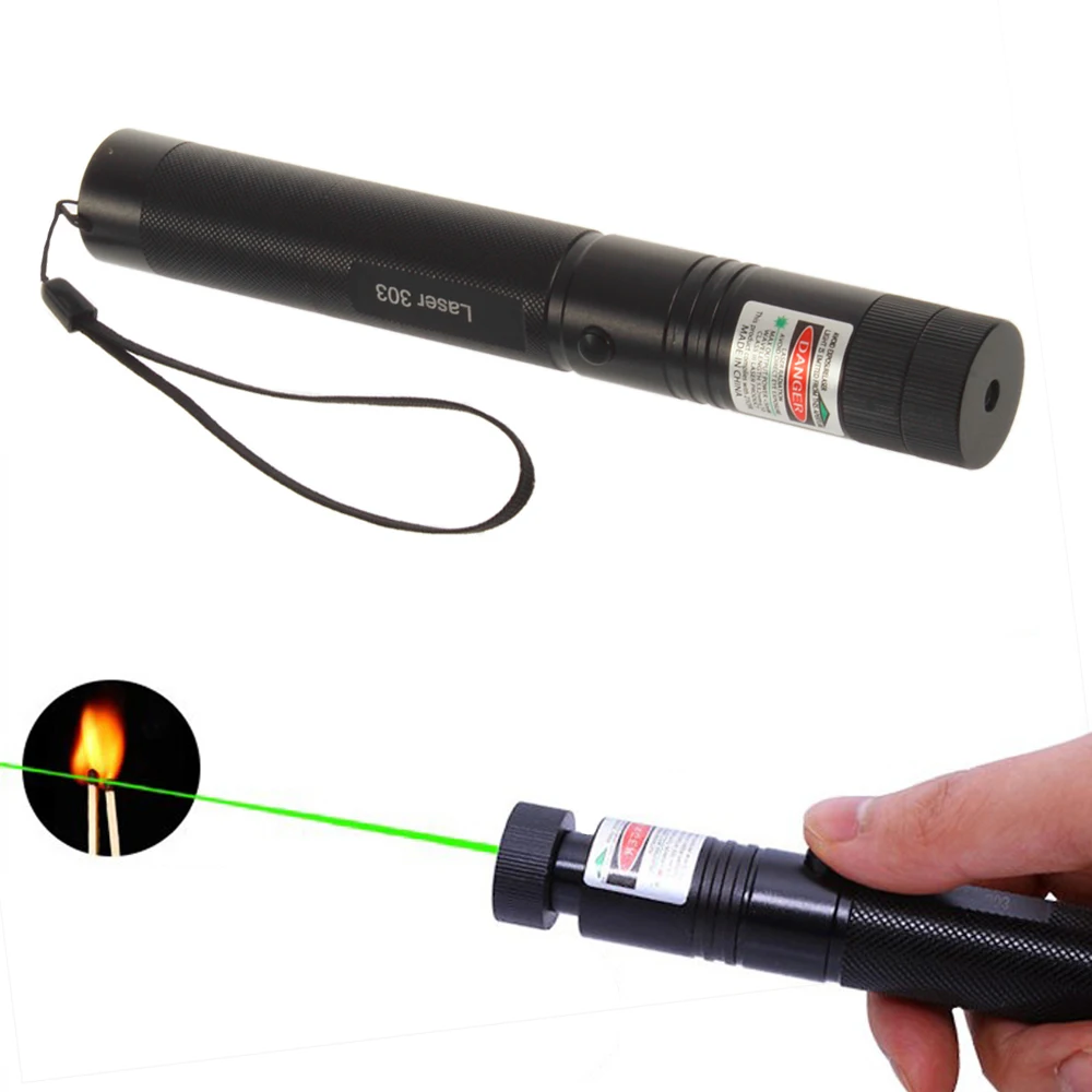 532nm high power green laser 303 pointer indicator ultra long radiation distance 18650 battery charger combination | Спорт и