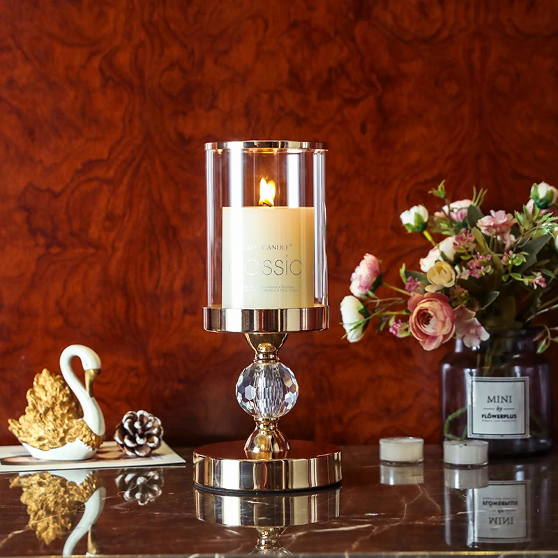 Хрустальный подсвечник оформление свадебного стола Рождество Хэллоуин