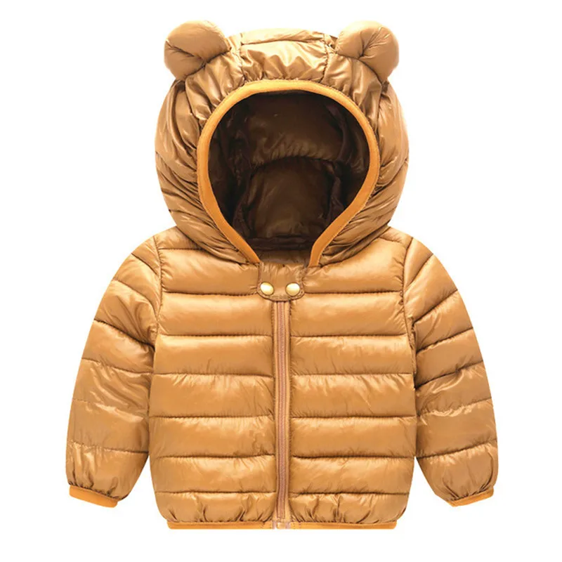 

Waiwaibear New Baby Winter Coats Down Cotton Coat Jacket kids Baby Clothes Hooded infant Down Jacket For Boys & Girls Clothes