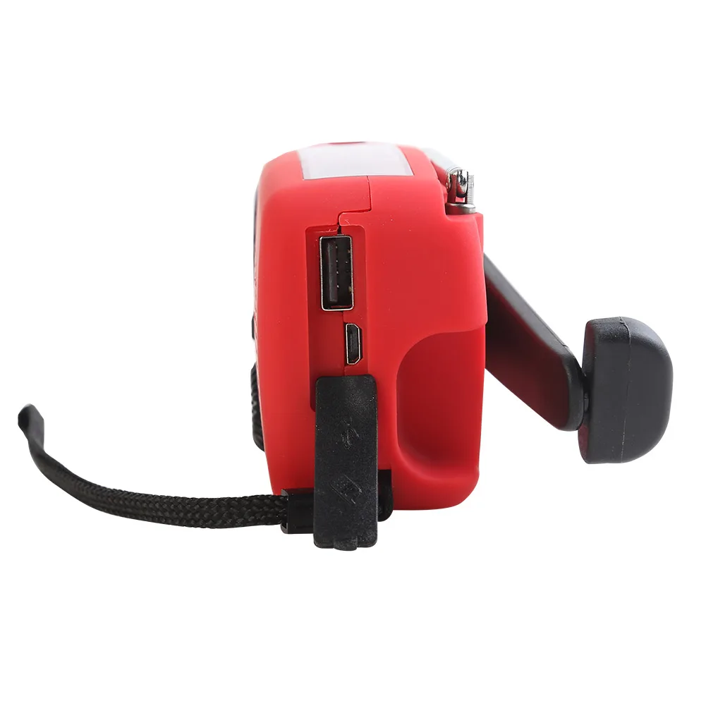 Портативный AM/FM радио на солнечных батареях Зарядка светодиодный ручной