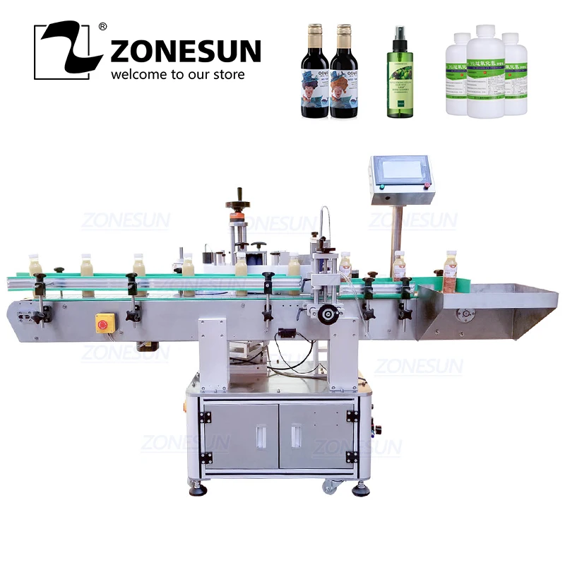 ZONESUN XL T822 автоматический аппликатор для нанесения этикеток на круглые