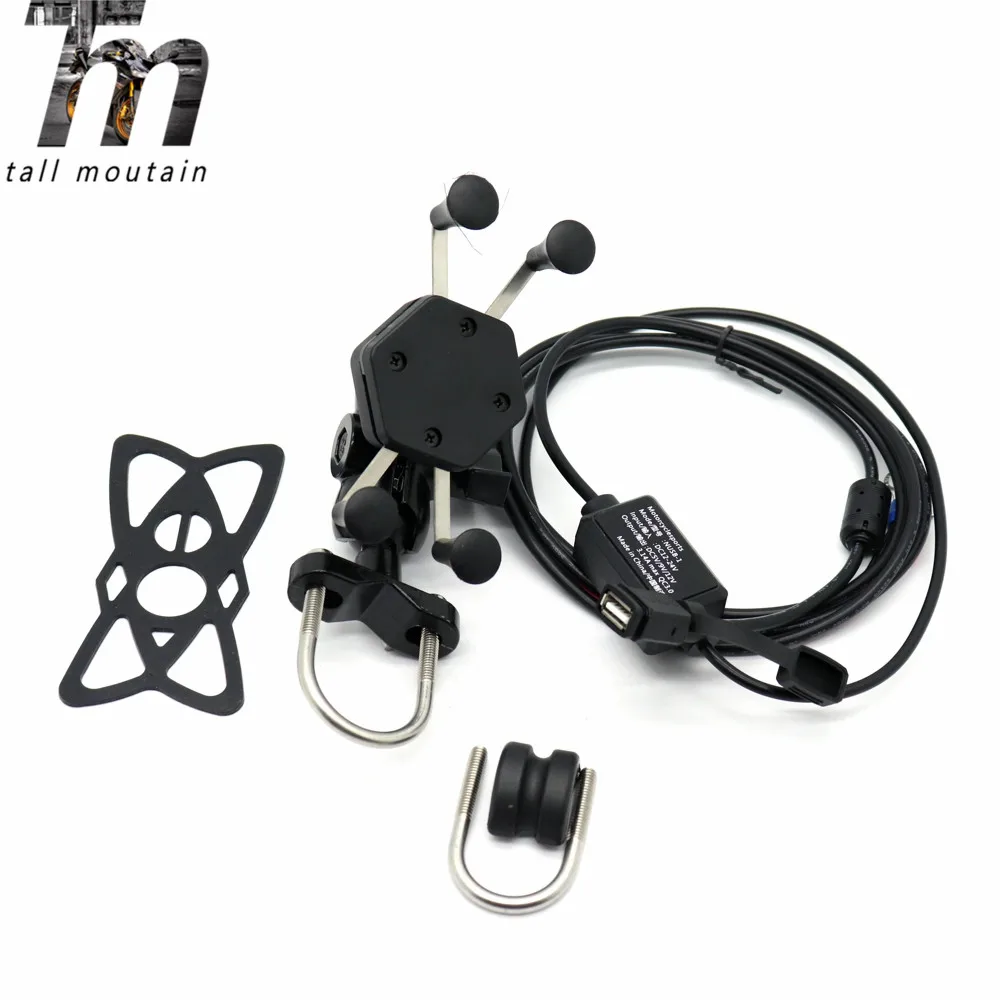 X Grip USB зарядное устройство для телефона Bajaj Pulsar 200 NS 2012 2018/ Dominar 400 2017 2018 крепление