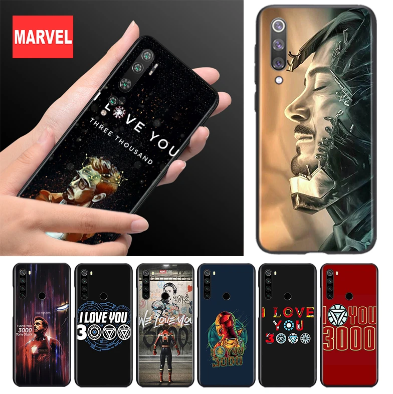 Силиконовый чехол &quotЖелезный человек&quot I Love You 3000 для Xiaomi Mi Note 11 11i 10i 10T 10 9 9T SE 8 Lite