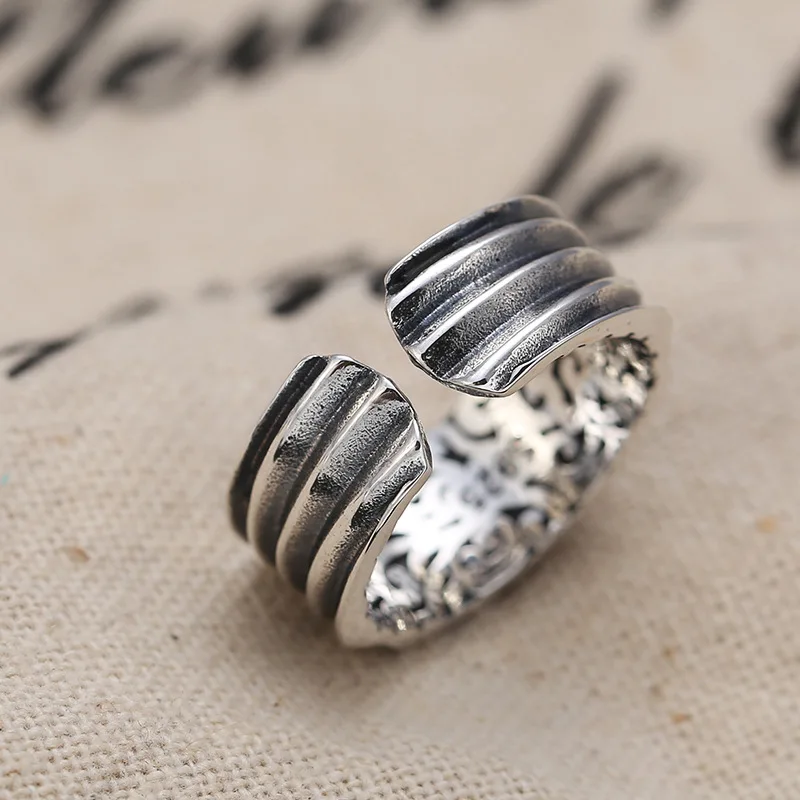 Уличной моды глаз Бога регулируемое кольцо 100% реальные 925 пробы серебро для Для