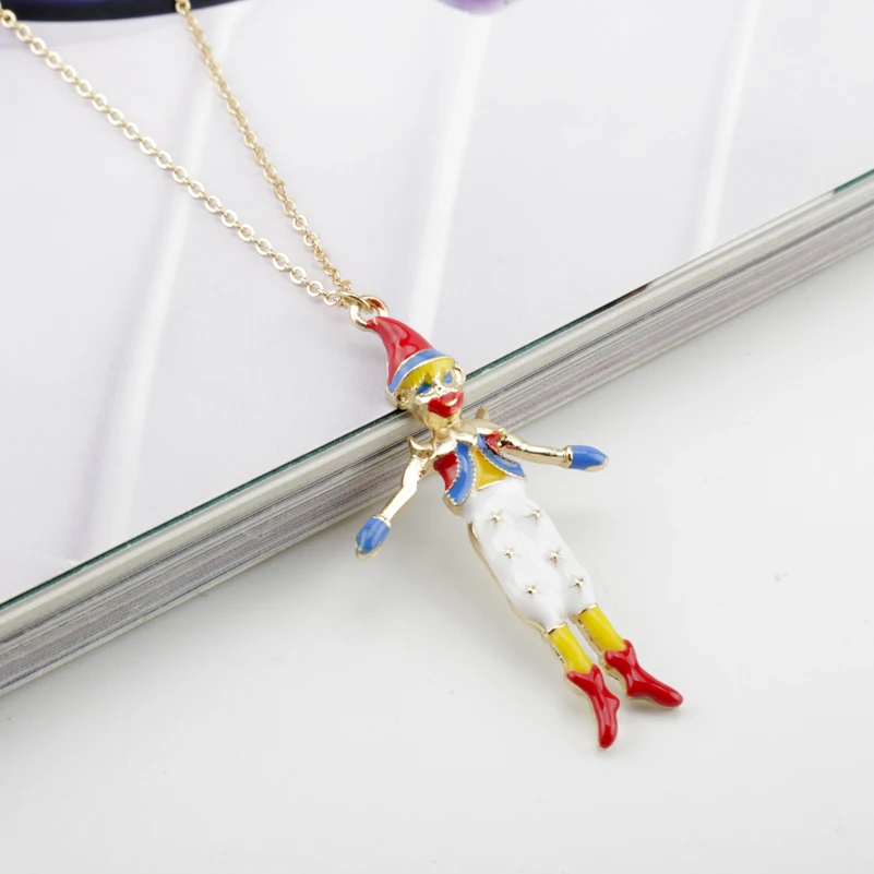 

Halloween Clown Necklace for Women Men Pendant Choker Jewellery Necklaces for Teen Girls