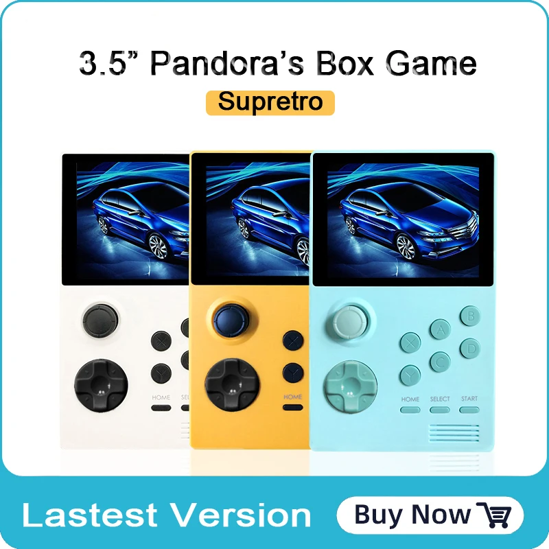 Новая портативная игровая консоль A19 Pandora's Box Android supretro с IPS экраном 2020 +